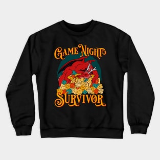 Funny Family Board Night Game Host Dragon Lover Crewneck Sweatshirt